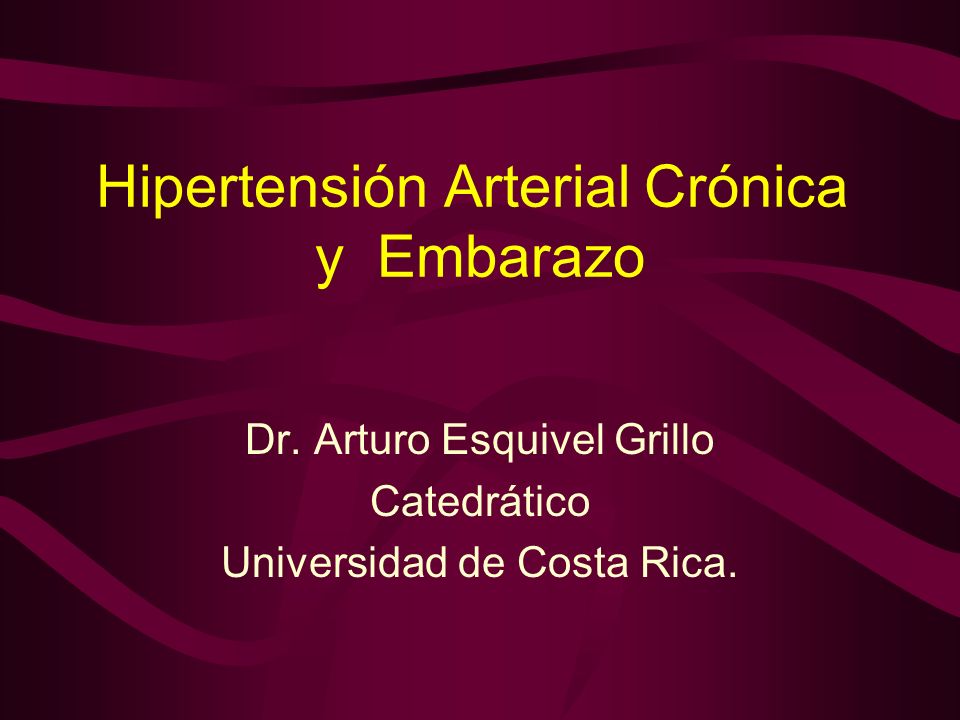 Definición de hipertensión arterial embarazo